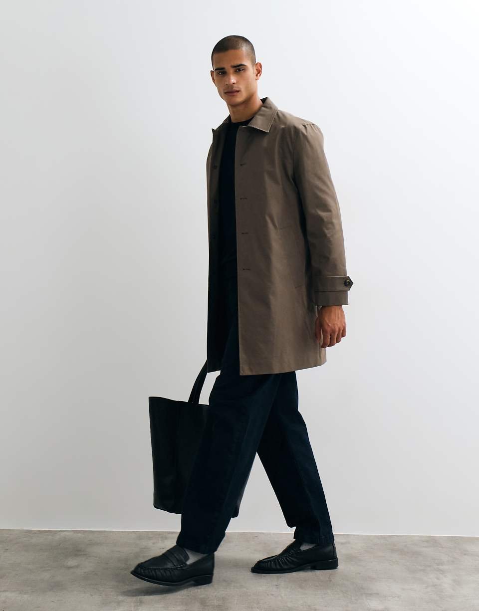 Trench-coat couleur champignon