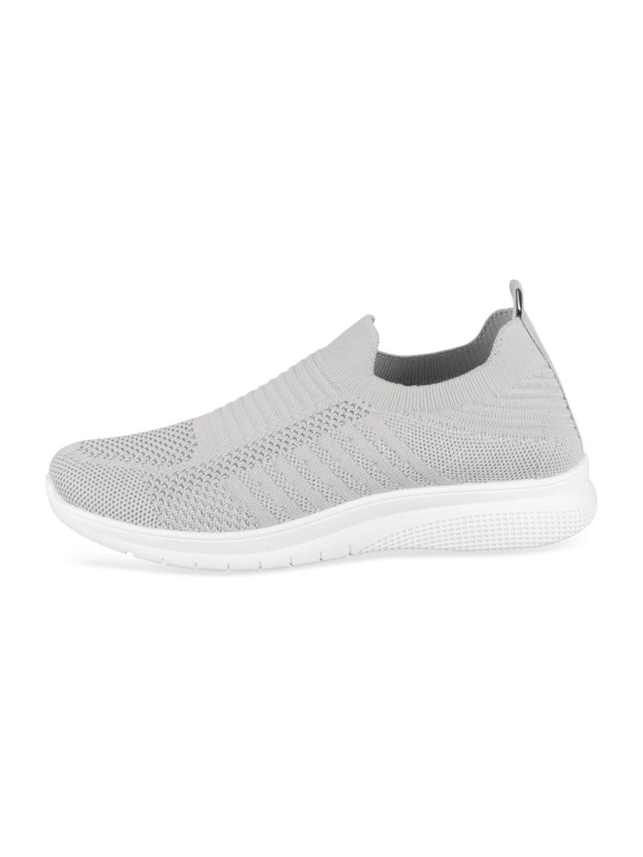 Baskets chaussettes en maille grises