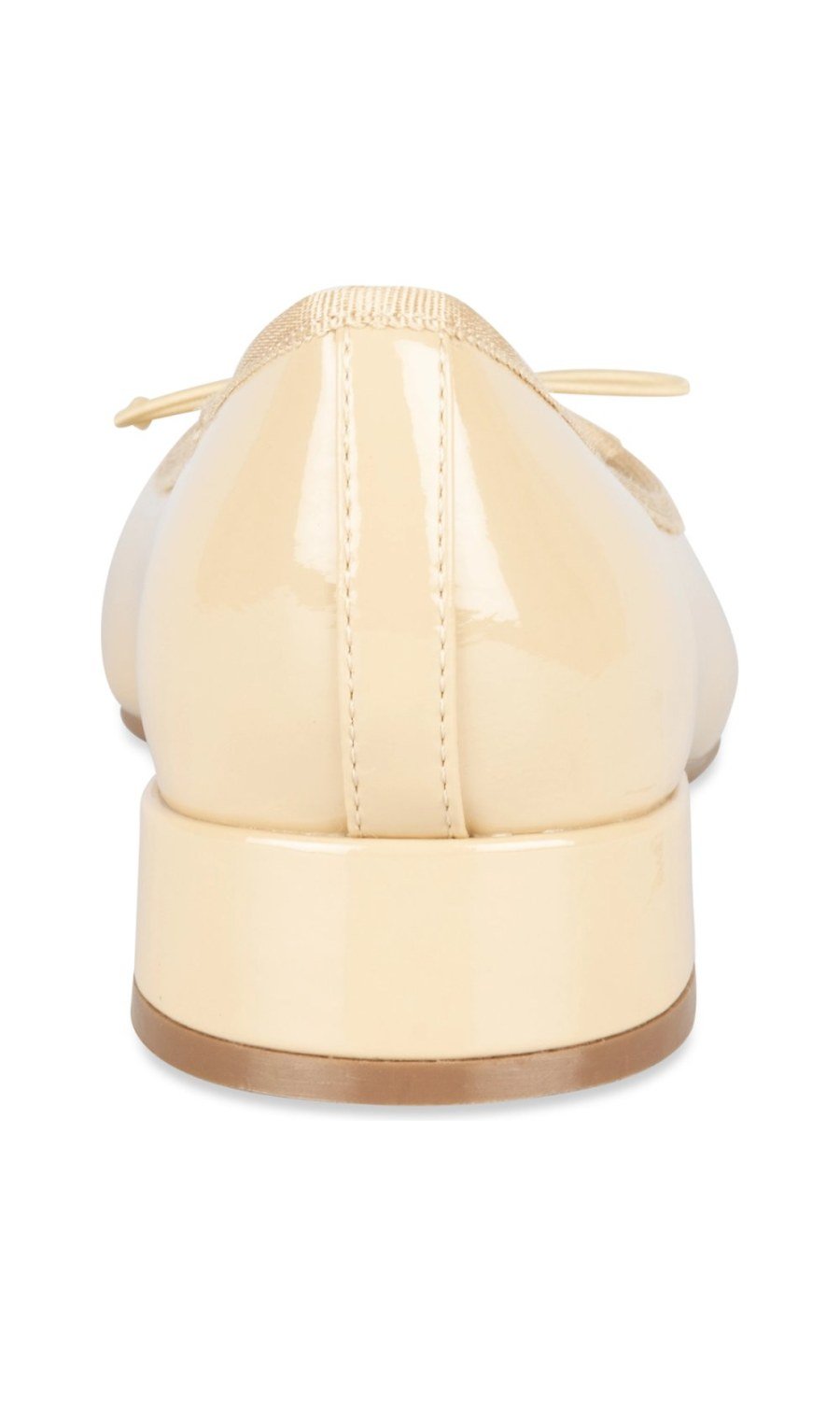 Ballerines vernies b talon carré bej