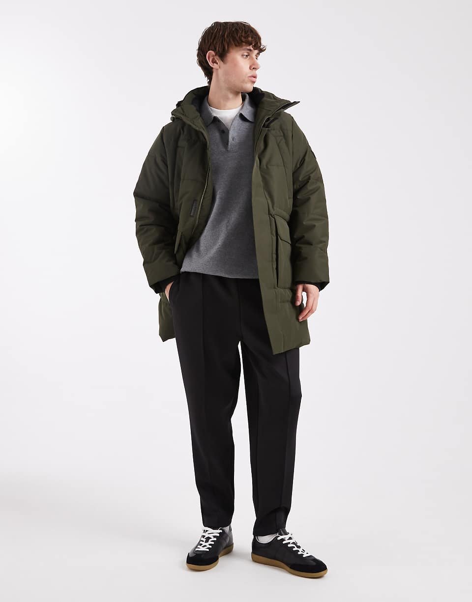 Parka rembourrée - Vert foncé