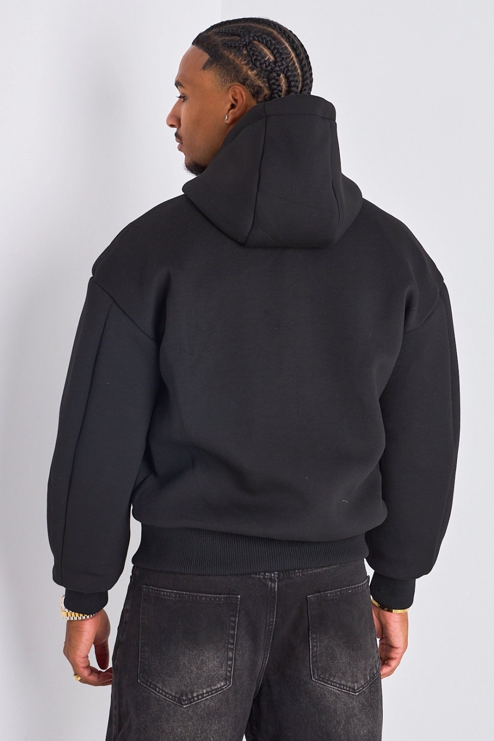 Bomber réversible b capuche k7el