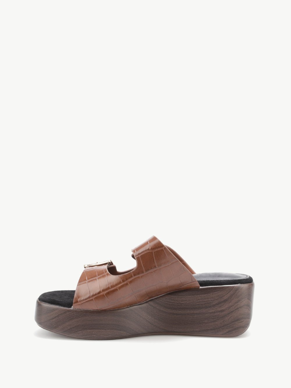 Mules croco b plateforme bhal l3ud camel