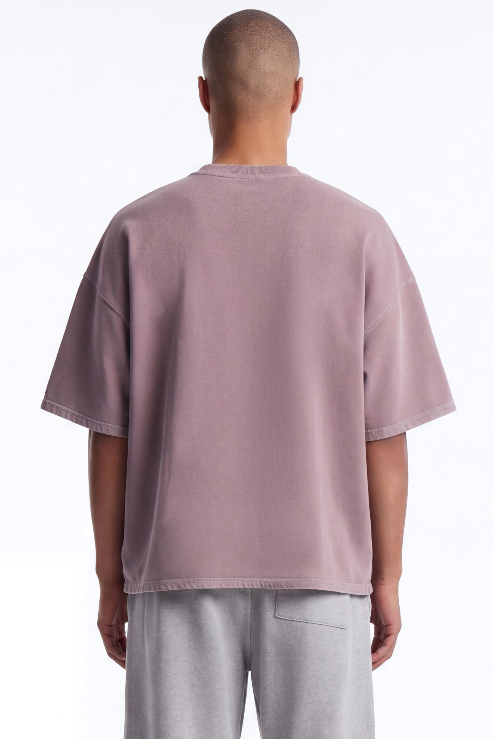 T-shirt oversize délavé b khyata b loun akhor