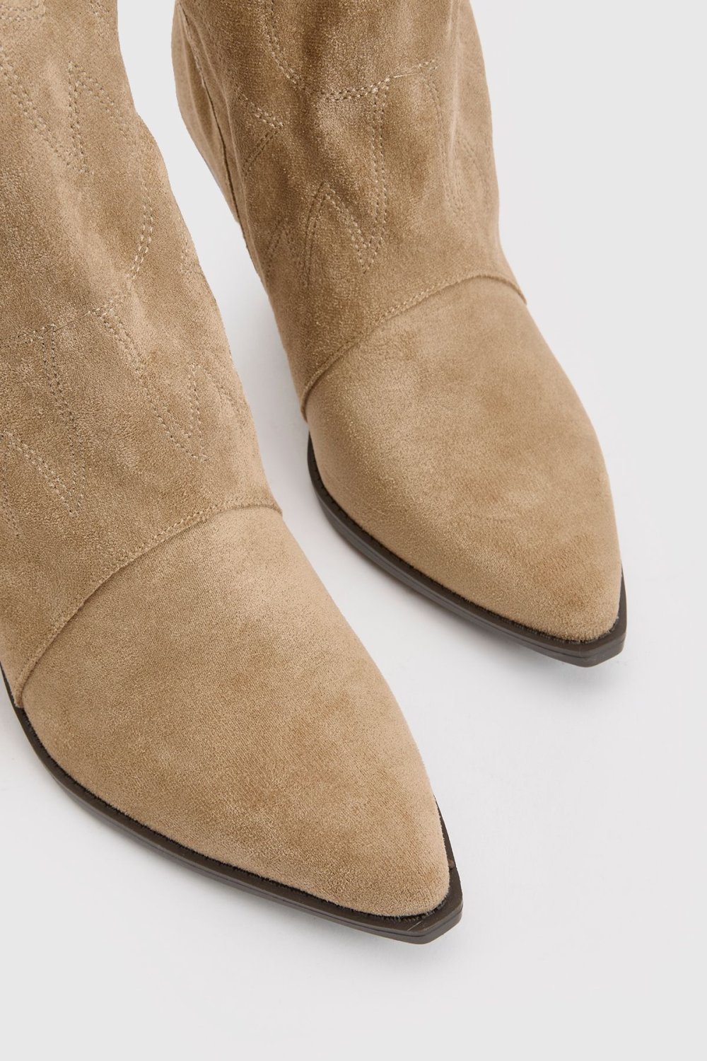 Bottes western f suédine mtarzin