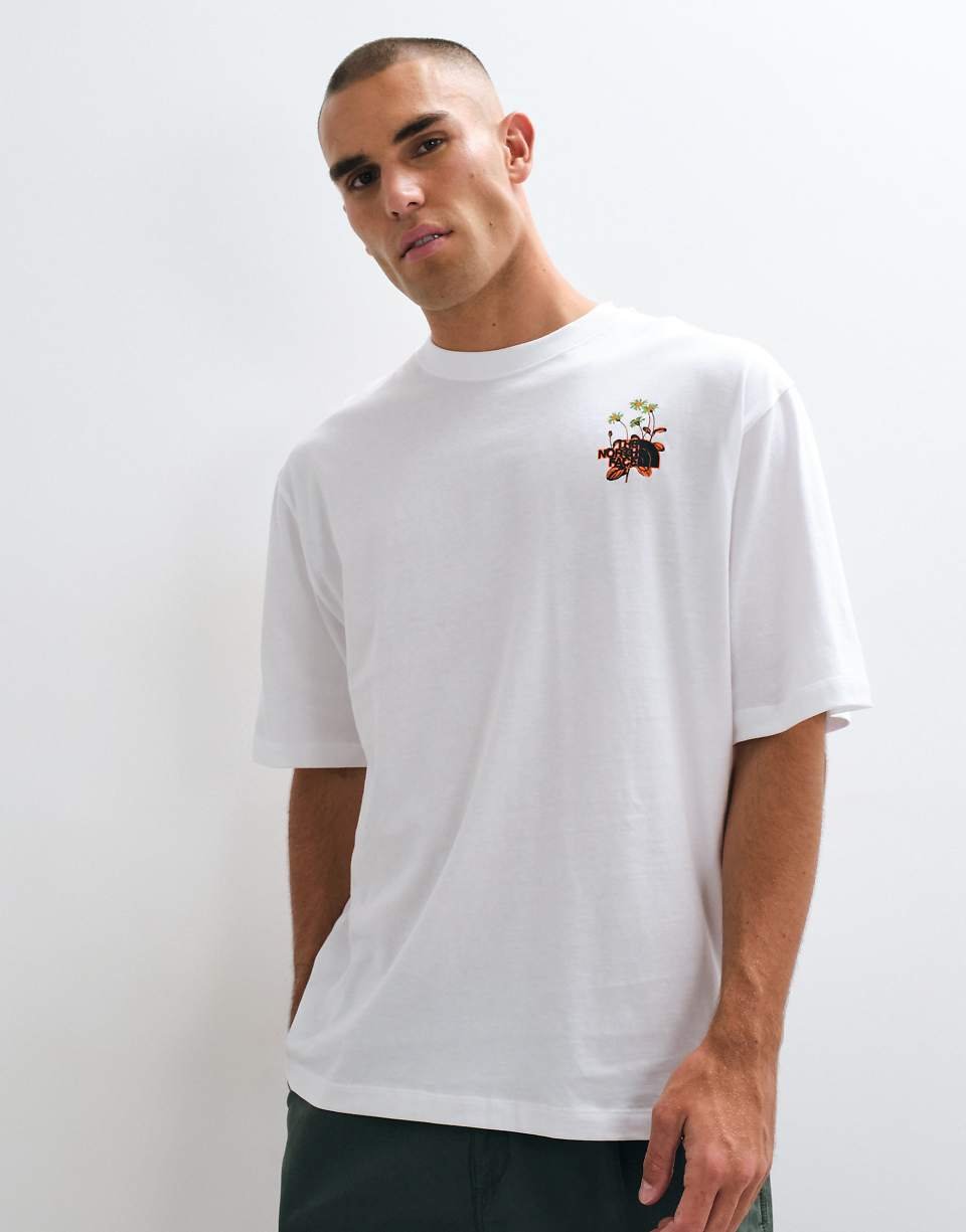 T-shirt oversize Flower Power byed
