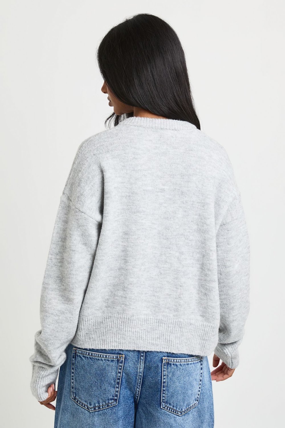 Cardigan gris b boutons dorés