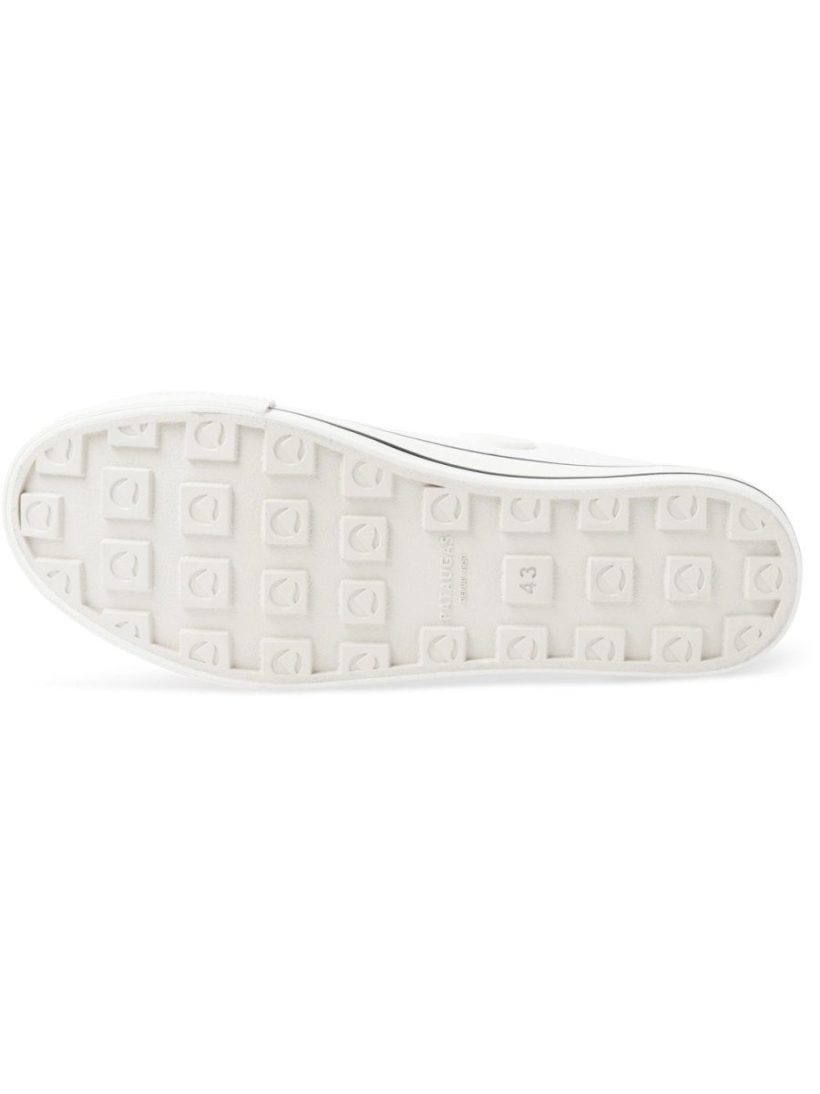 Baskets en toile bout renforcé blanches