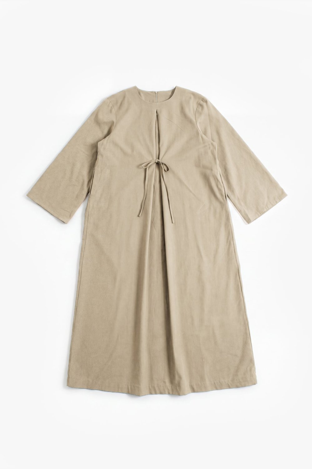 Abaya coton b 7bel l9eddam - Beige