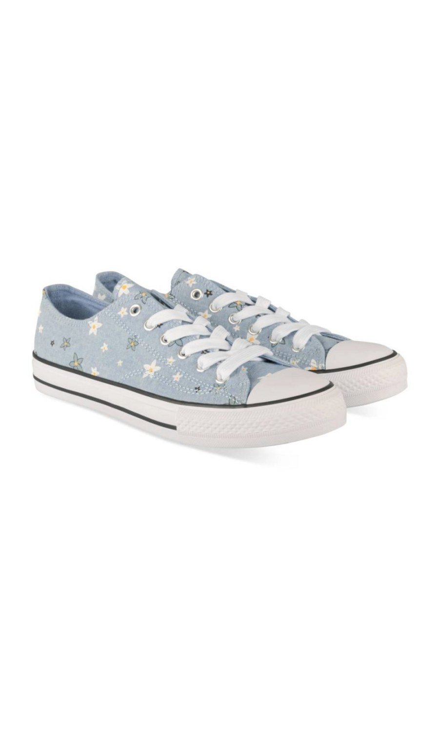 Baskets b toile imprimé njoum zre9