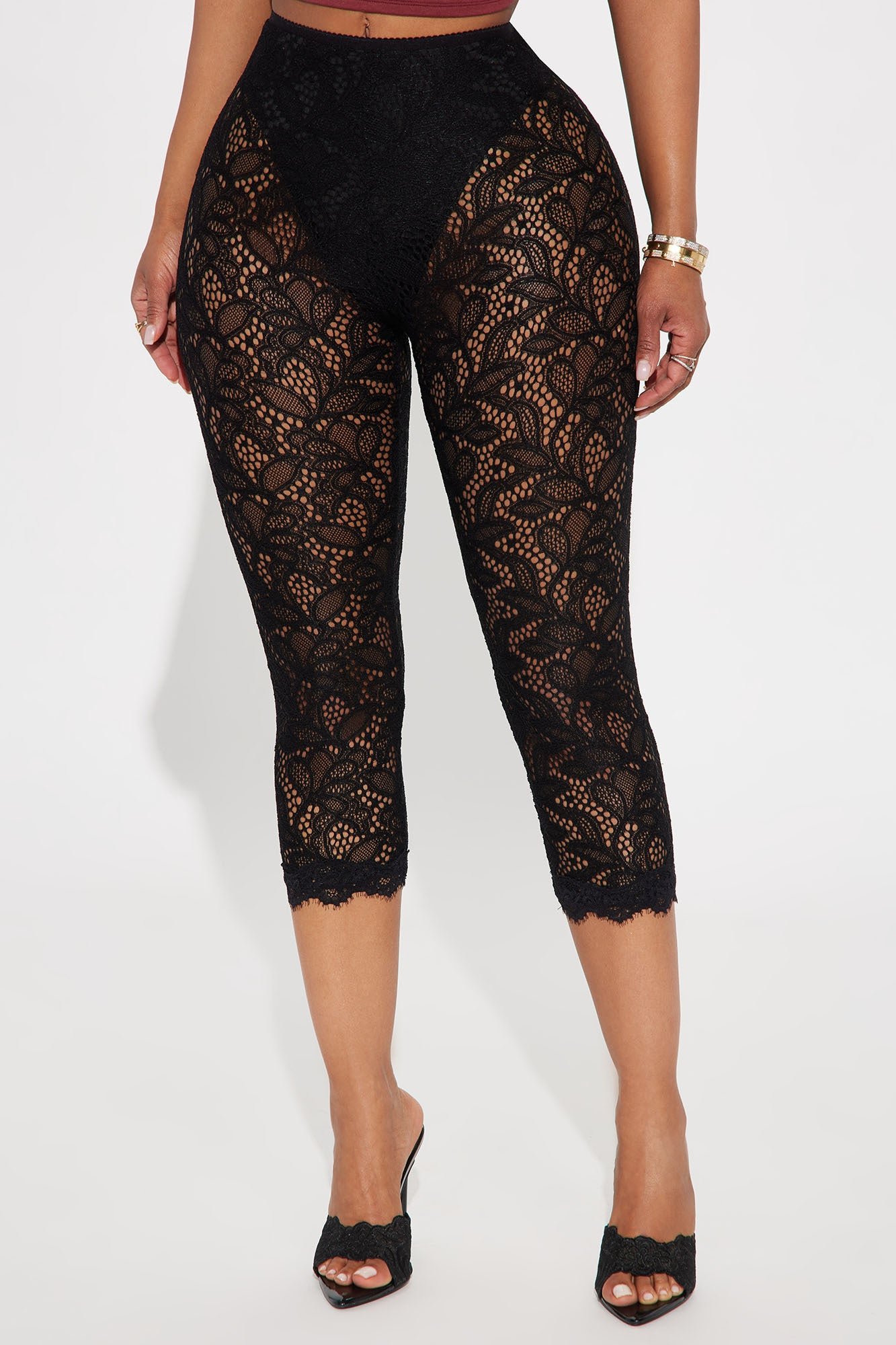 Legging corsaire b dentelle