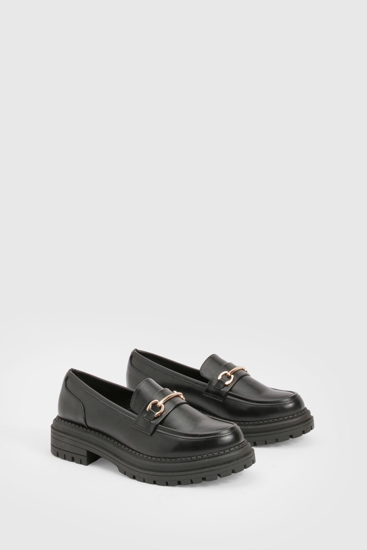 Mocassins à barre décorative épaisse