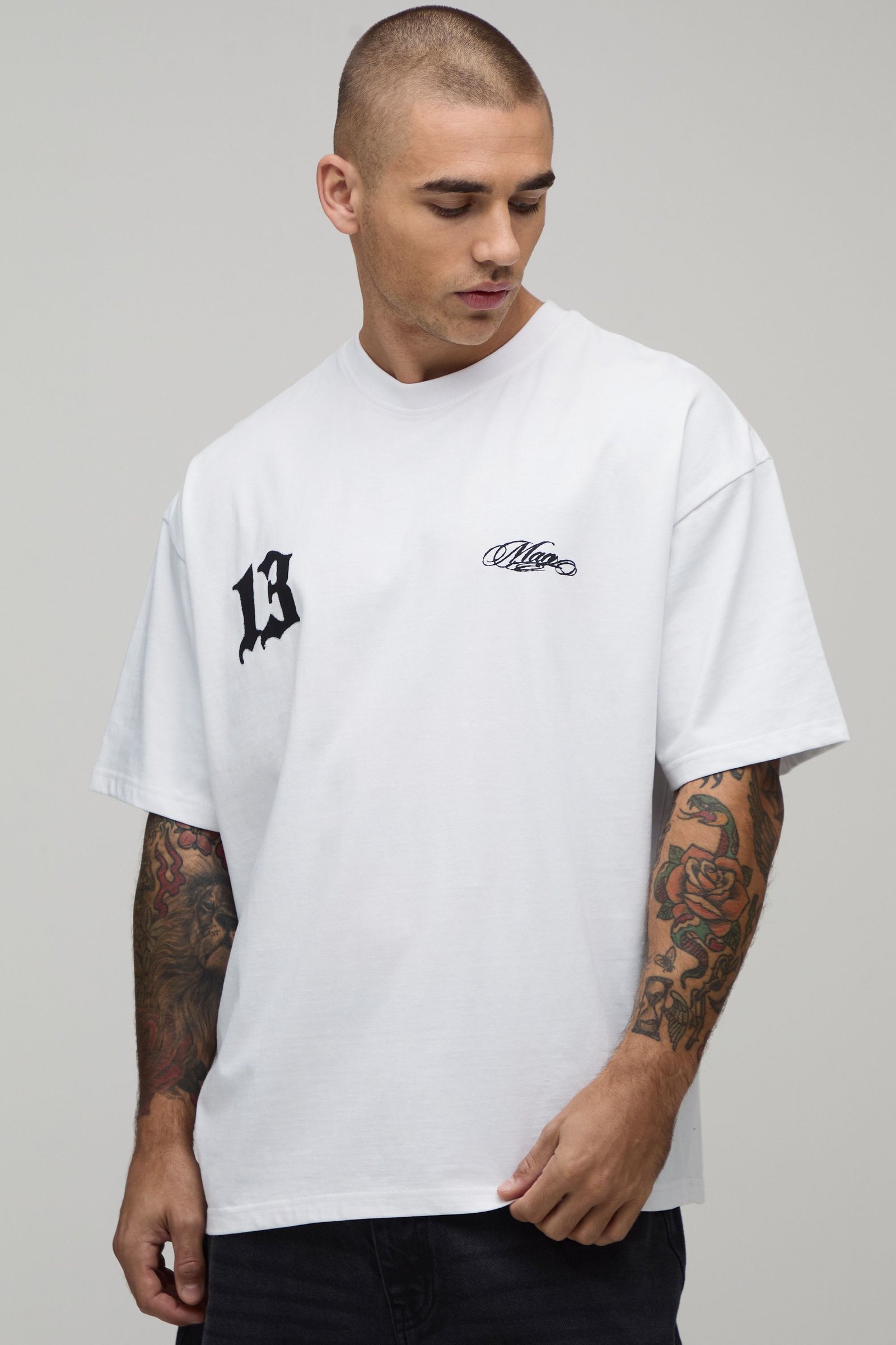 T-shirt Imprimé Scorpion Oversize