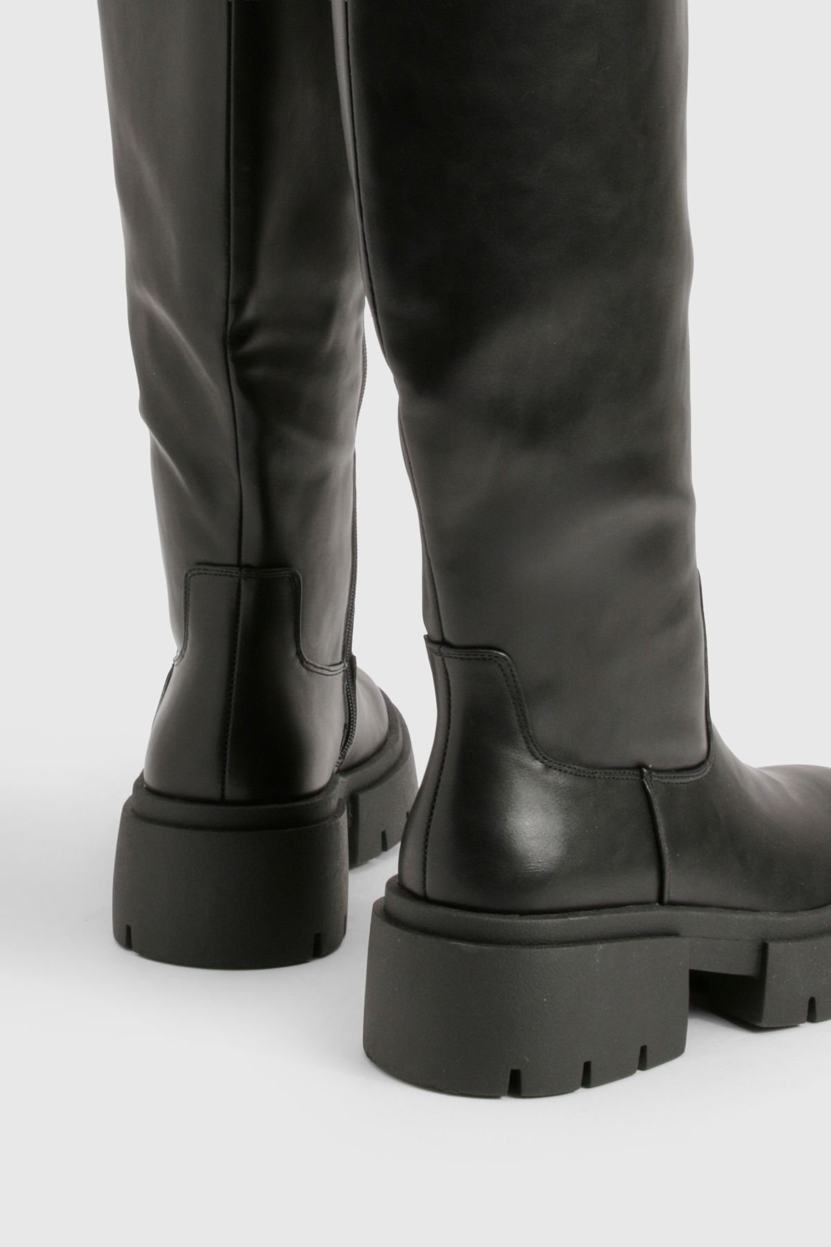 Bottes hautes à semelle épaisse