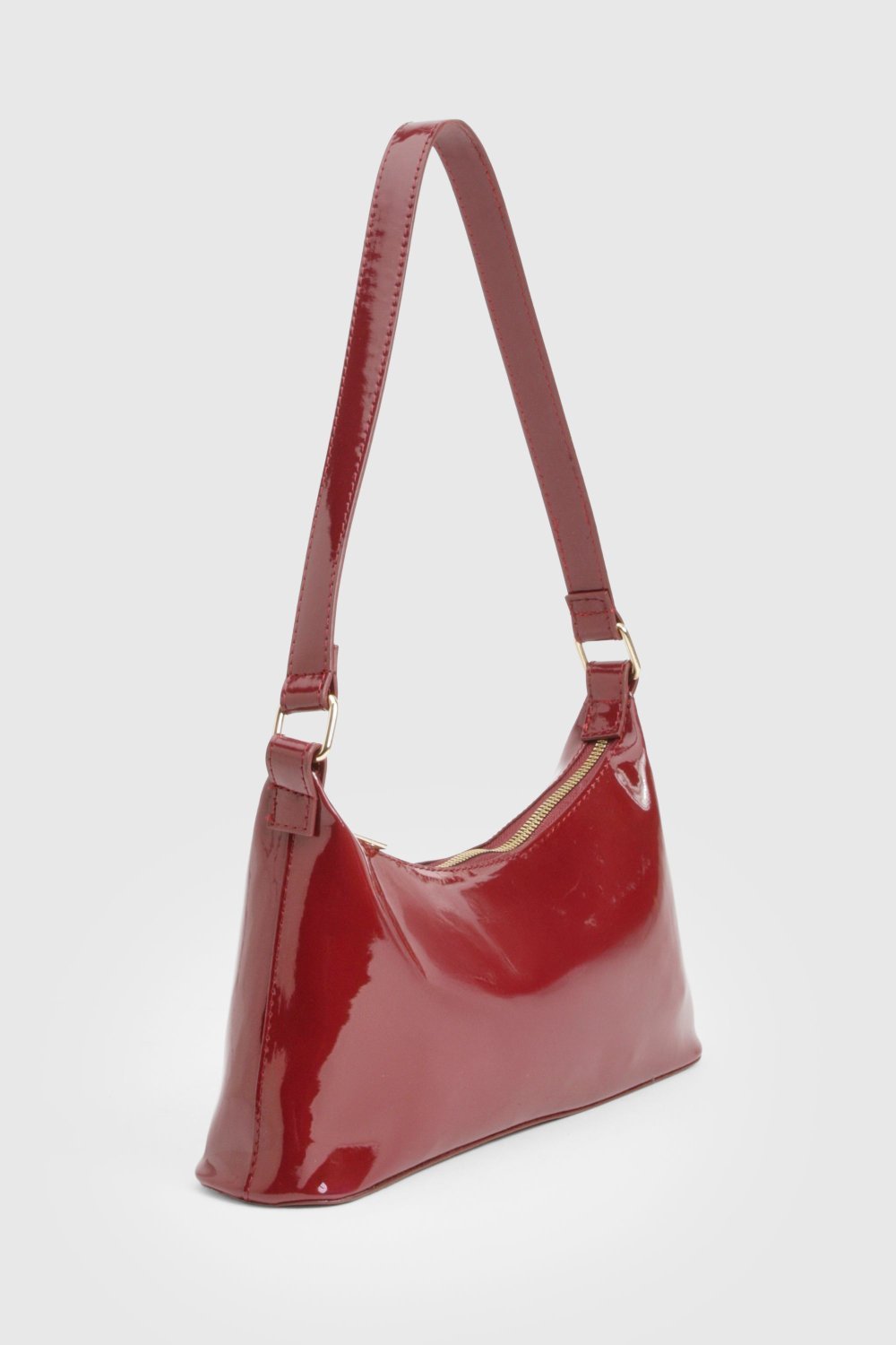 Patent shoulder bag