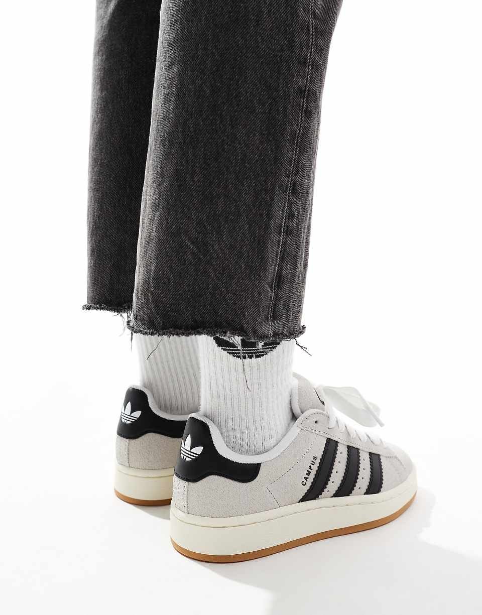 Baskets Campus 00s gris clair et noir
