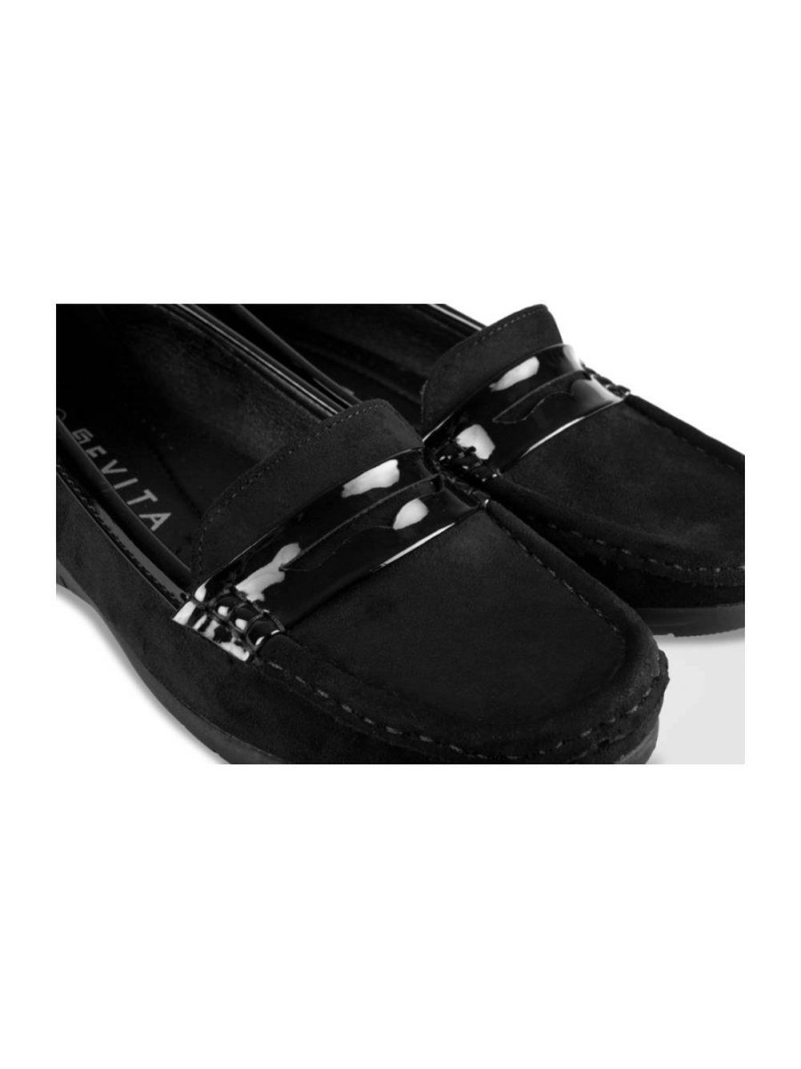 Mocassins compensés suédine w vernis k7lin
