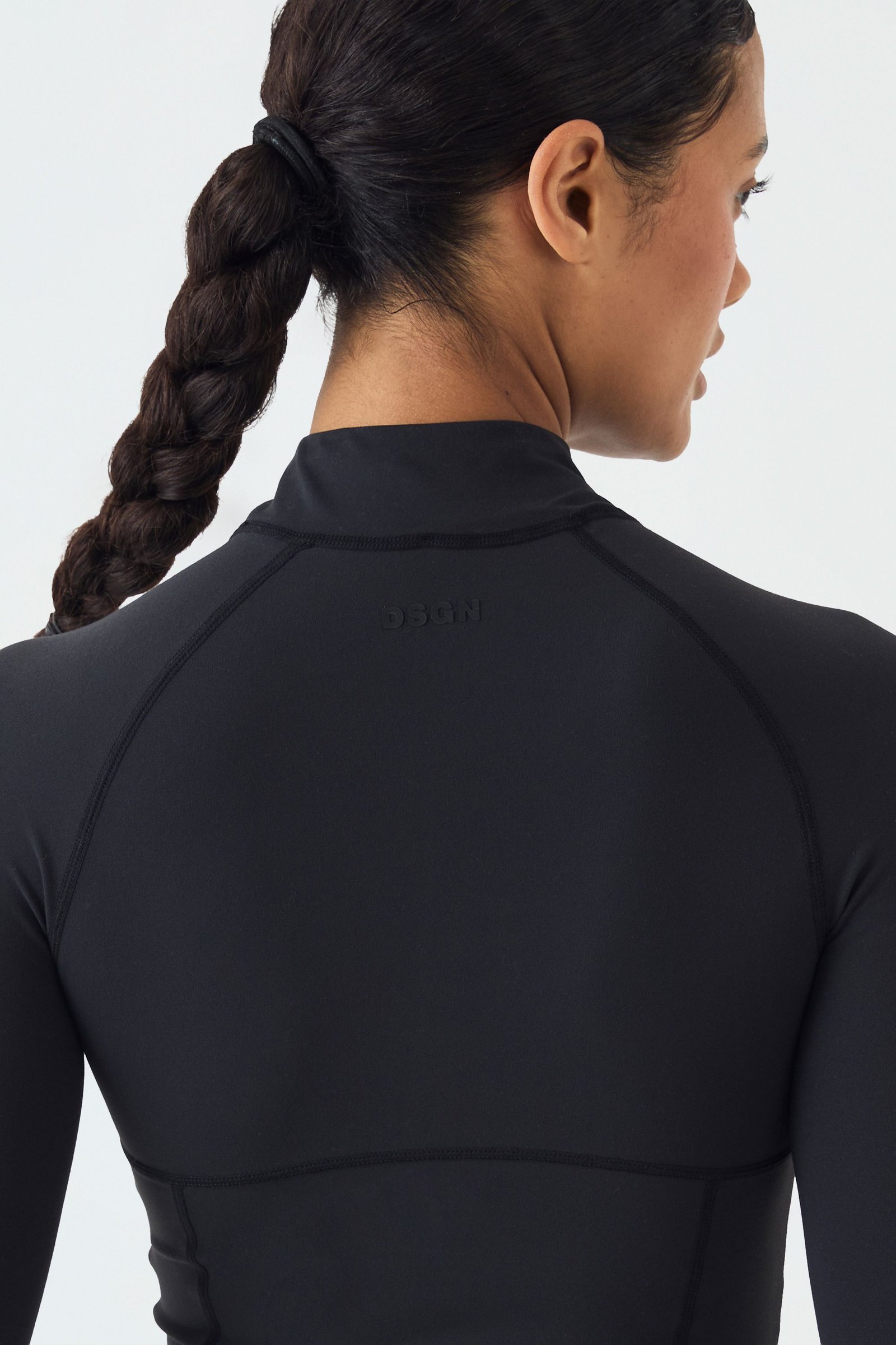 Veste de sport zippée effet corset