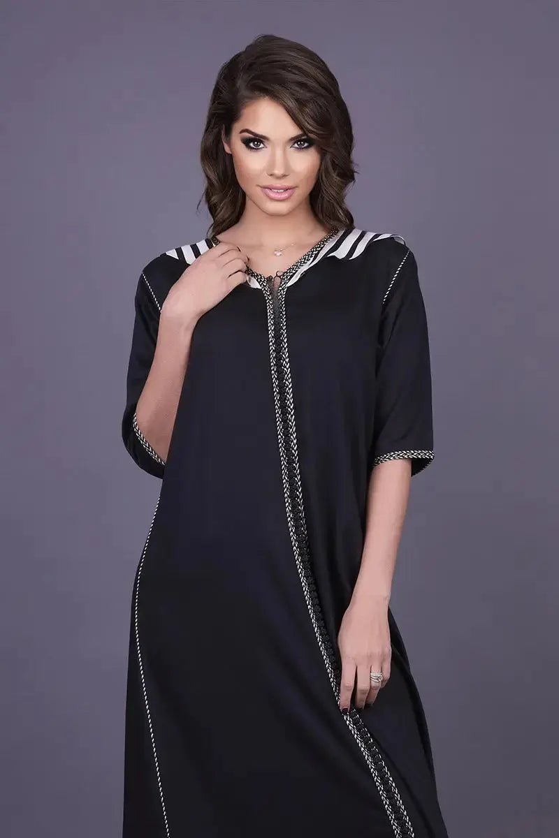 Jellaba k7la b qob w rayures k7el w byed
