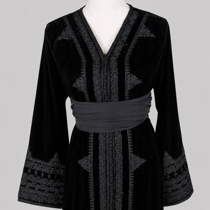 Caftan velours mtarz k7el