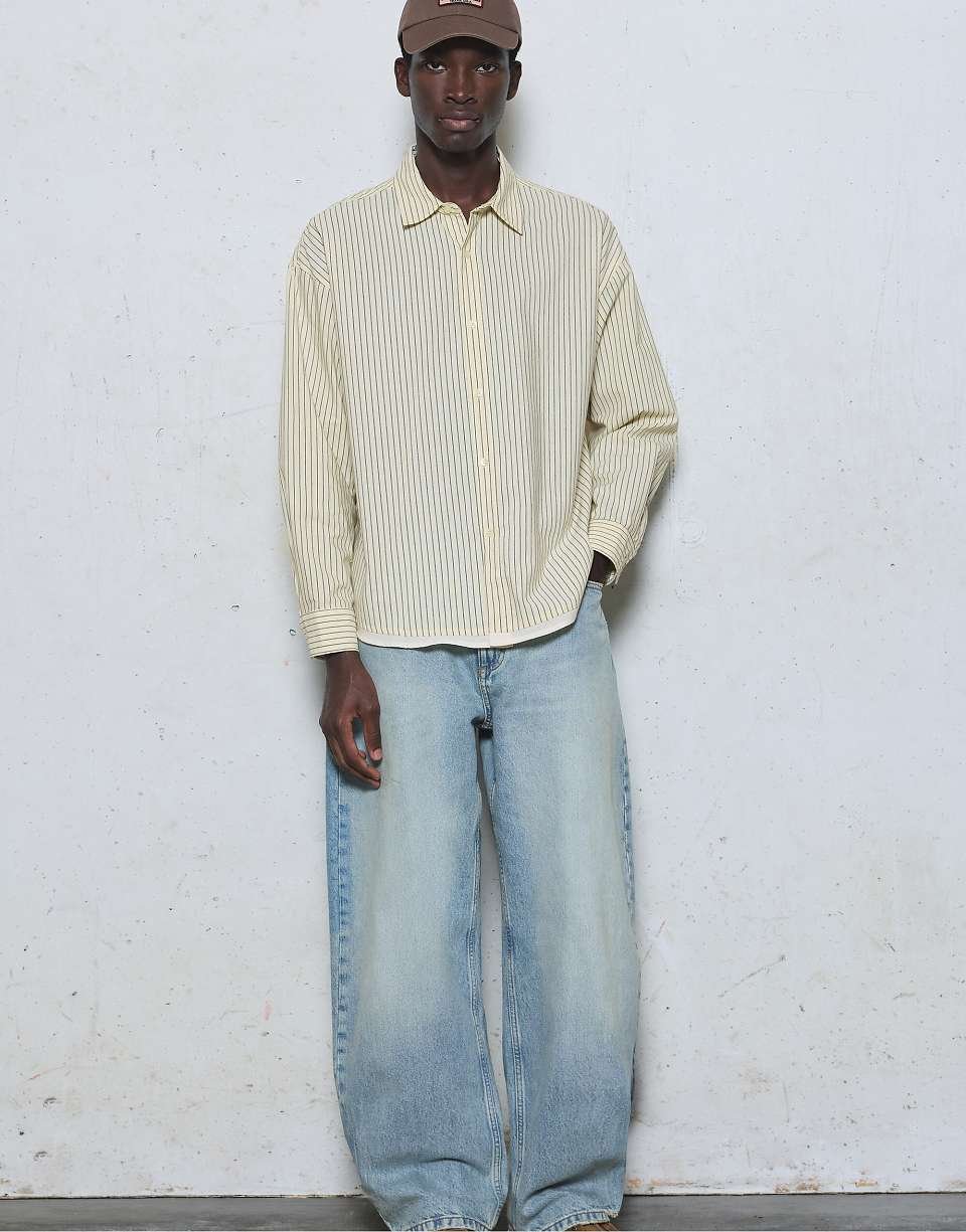 Vanilla striped long sleeve shirt