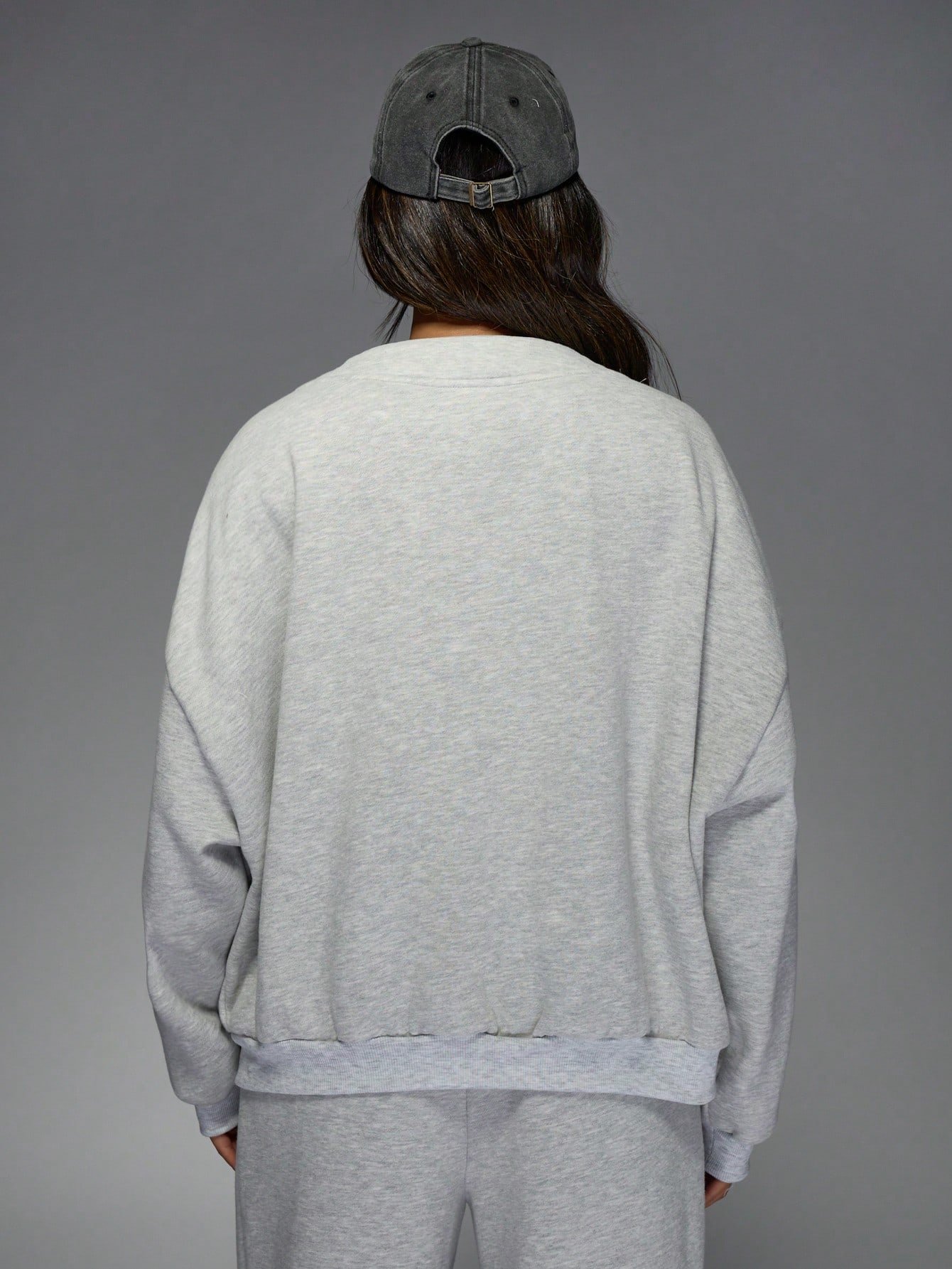 Manteau ample en tricot doux doublé de polaire