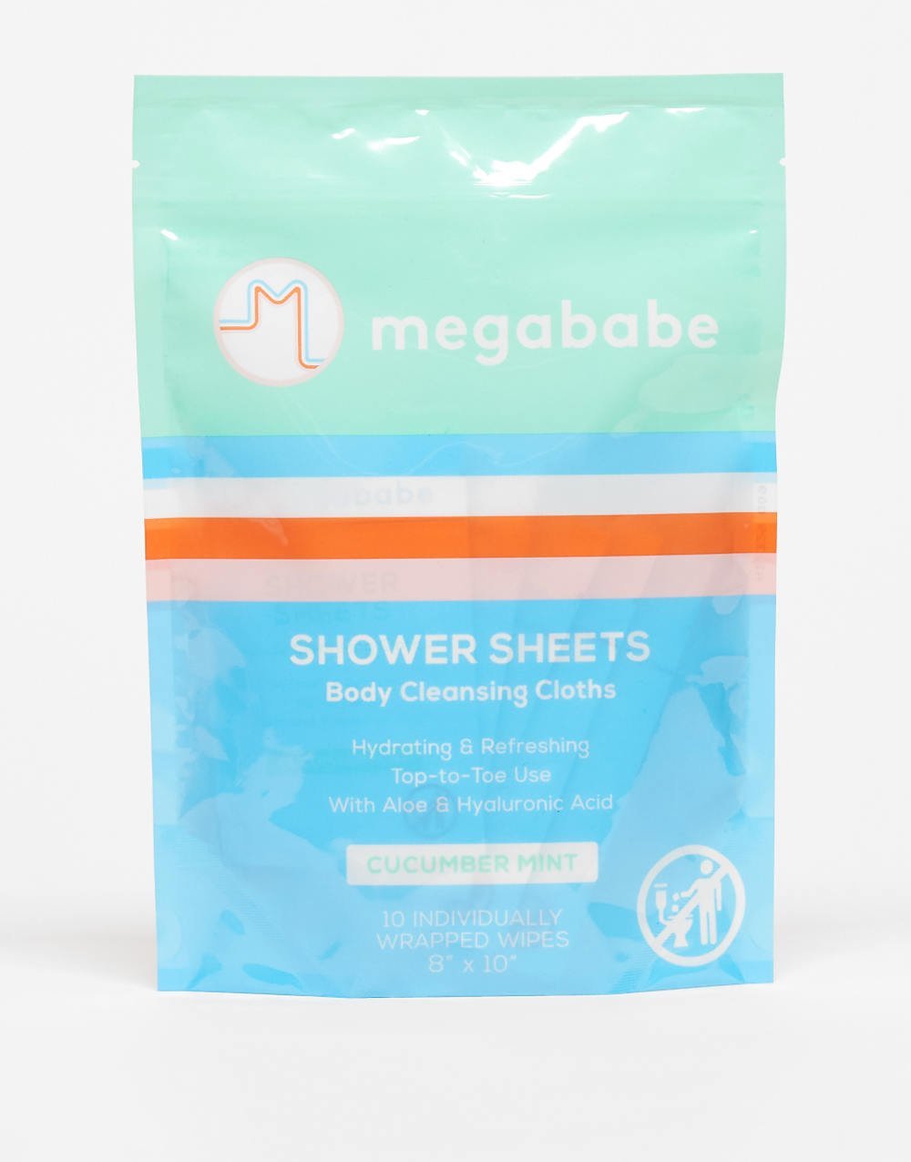Cucumber mint cleansing body wipes