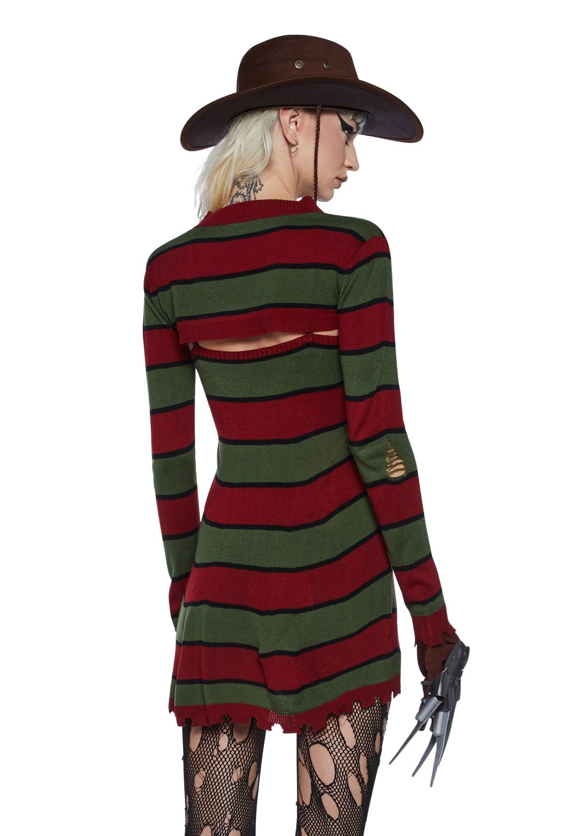 Striped nightmare stalker costume