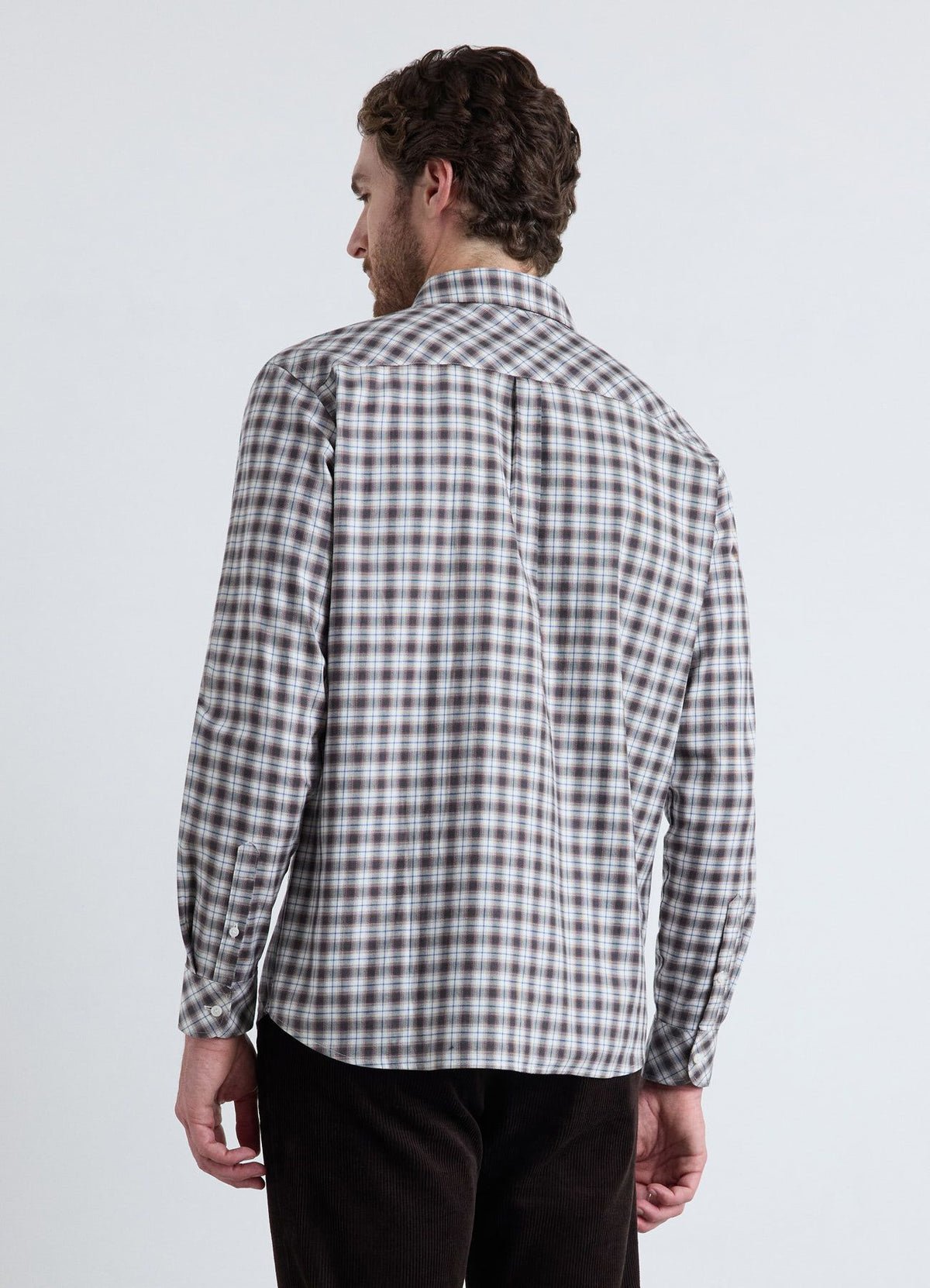 Checked flannel shirt