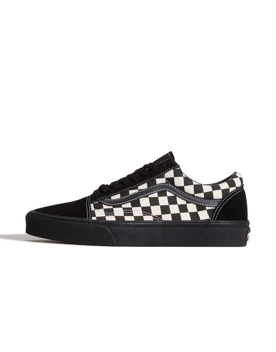 Old Skool trainers in black and white check