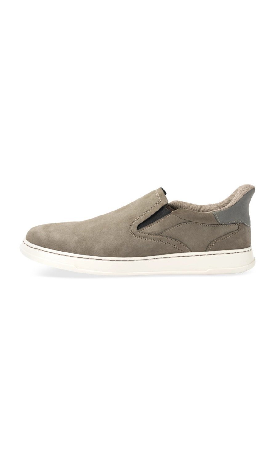Mocassins sport élastiqués taupe