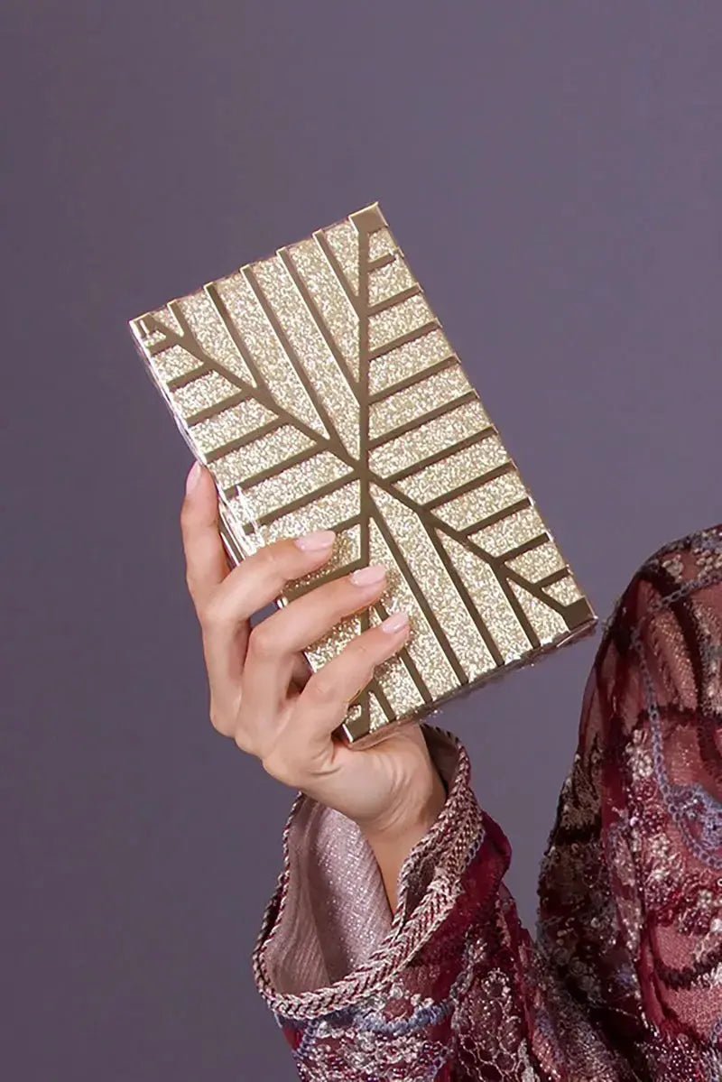 Minaudière mdehba b motif éventail
