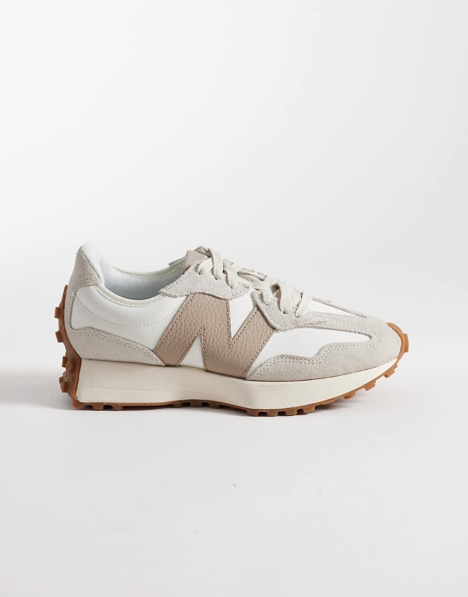 327 trainers in off-white and beige