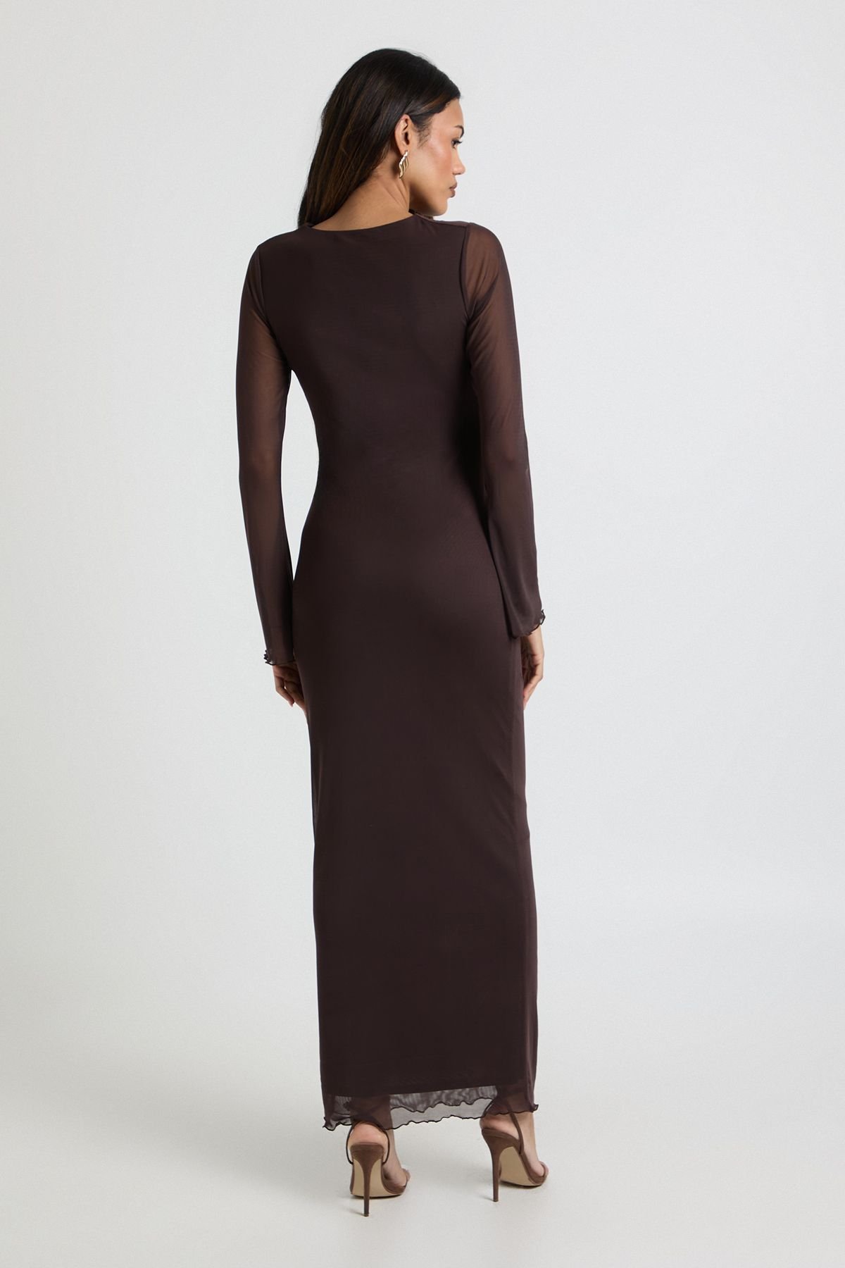 Robe Maxi en Mesh - Maternité
