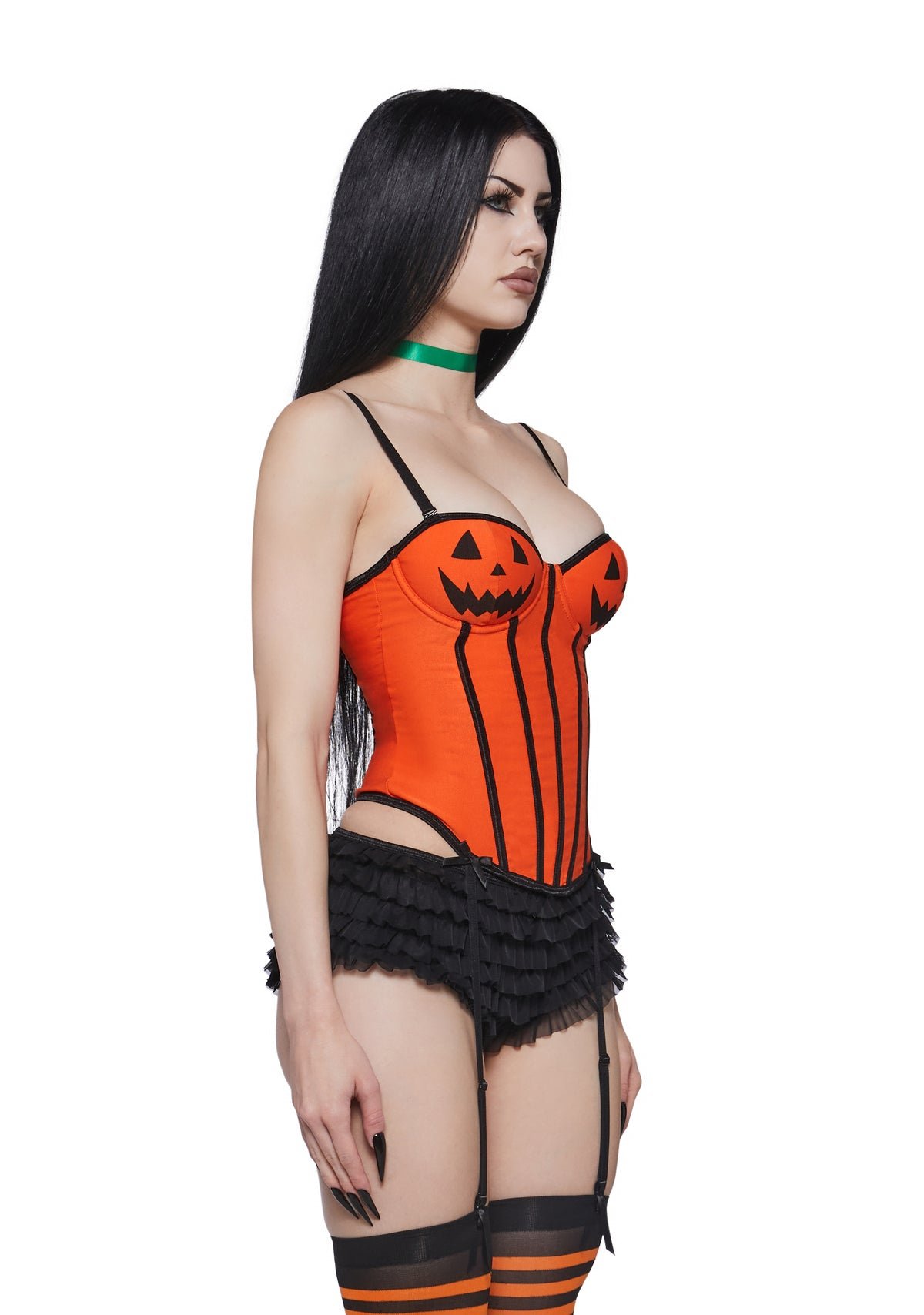 Sexy Pumpkin Corset Costume