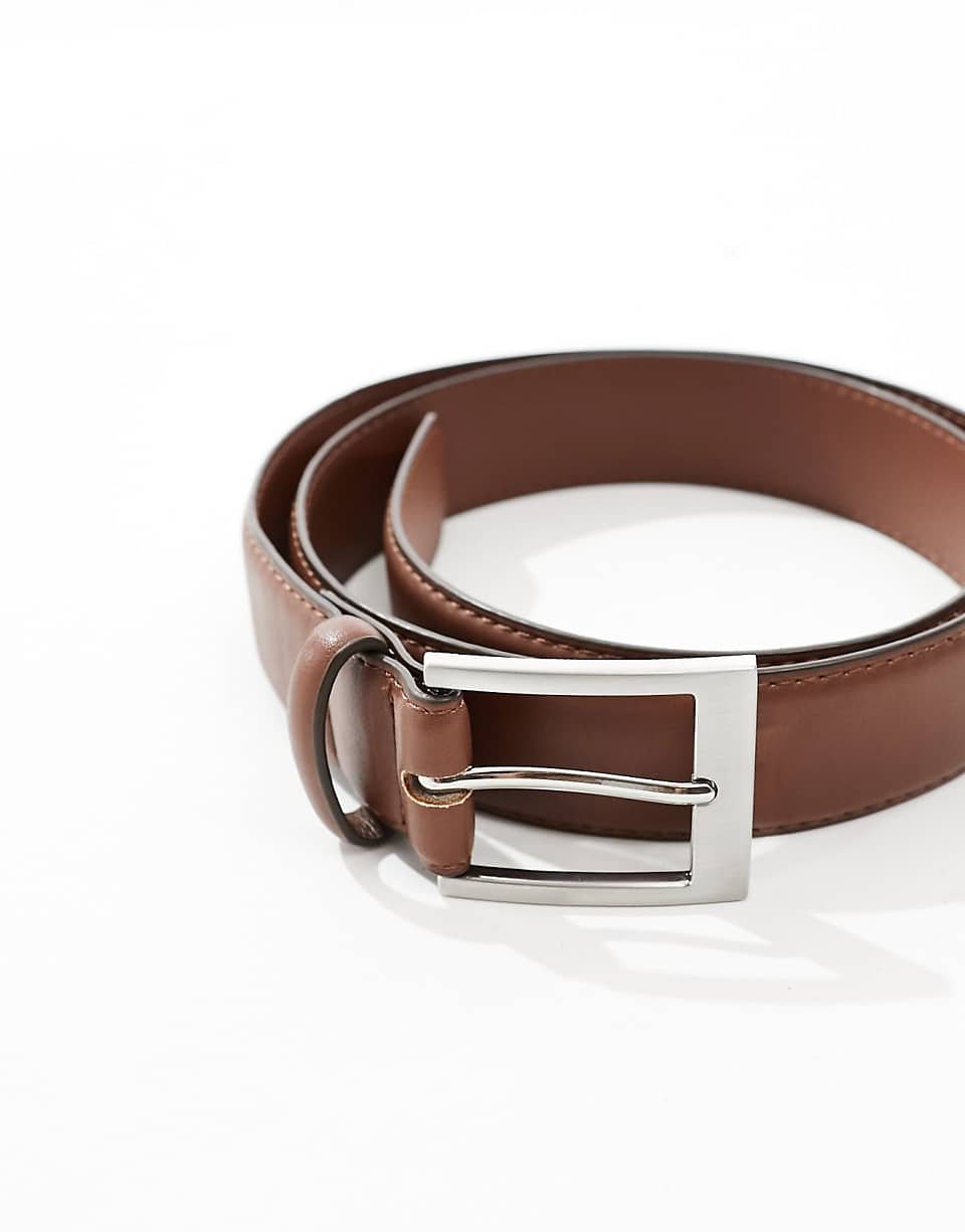 Ceinture élégante en similicuir - Marron