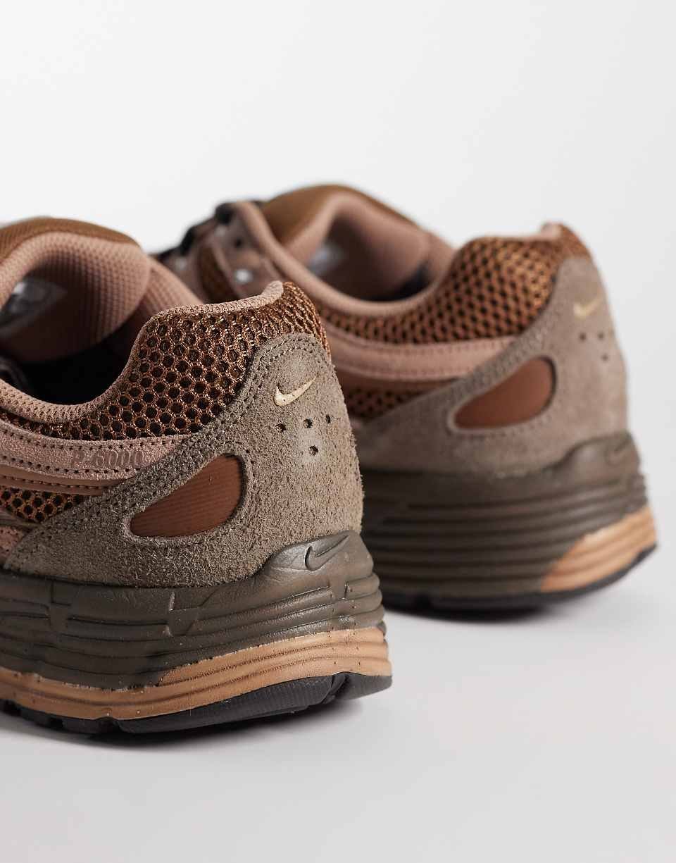 P-6000 suede trainers in brown