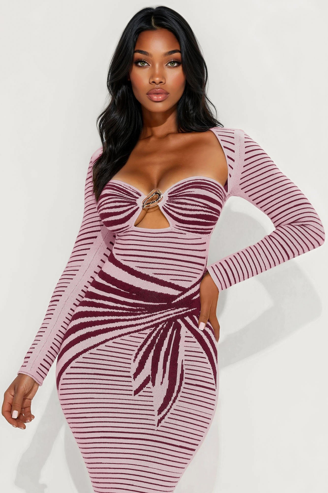Robe pull nes toul b ftou7at