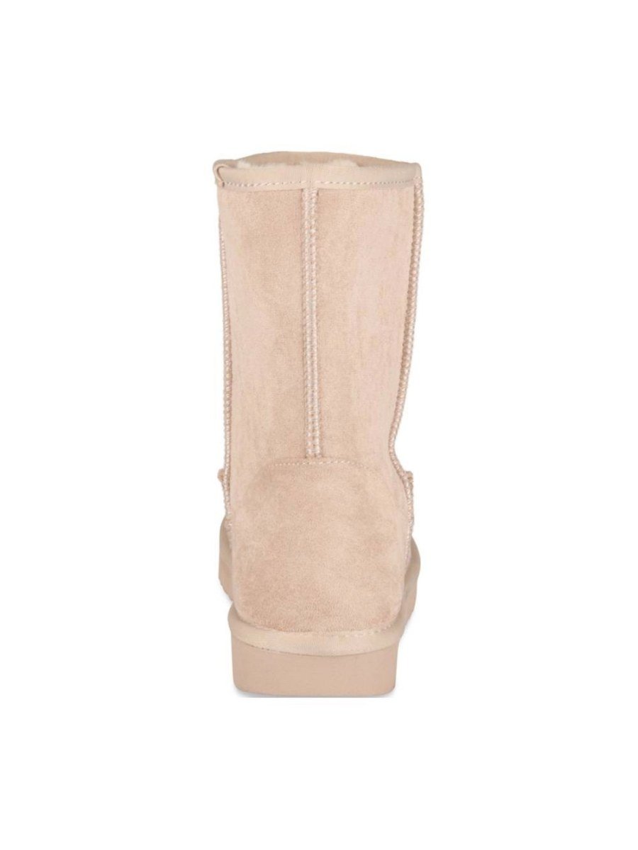 Boots b suédine beige
