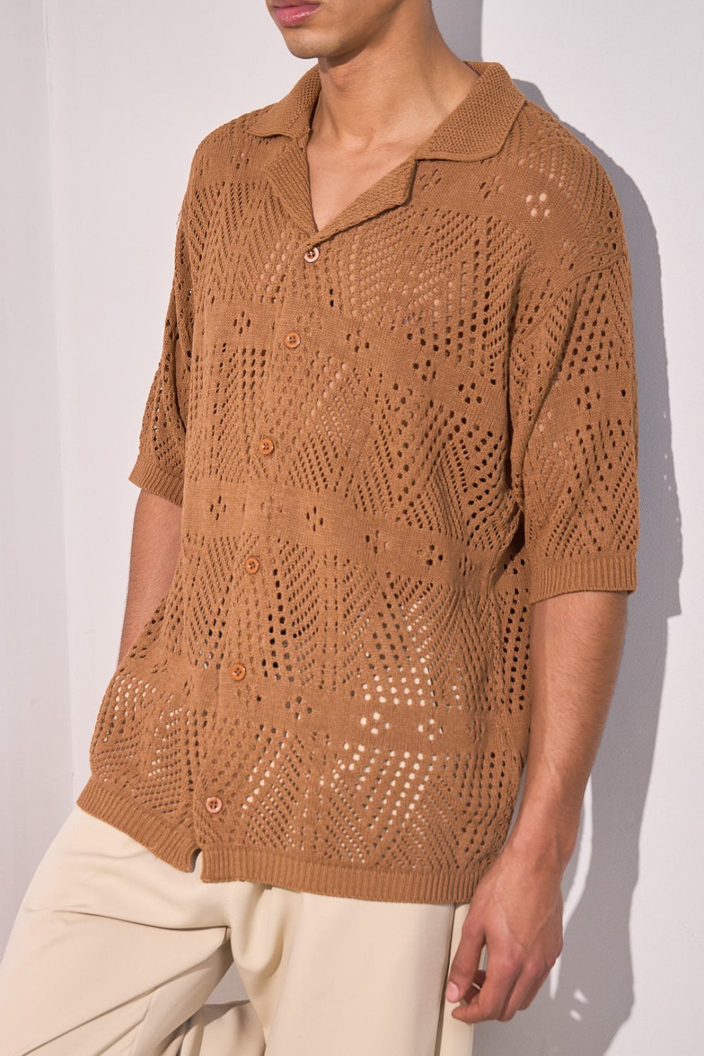 Chemise b maille kmam 9sar 9ehwi