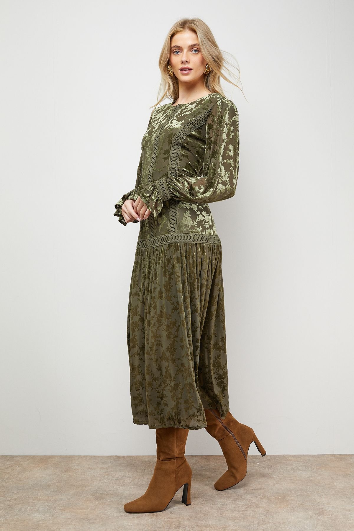 Robe bohème twila b empiècements
