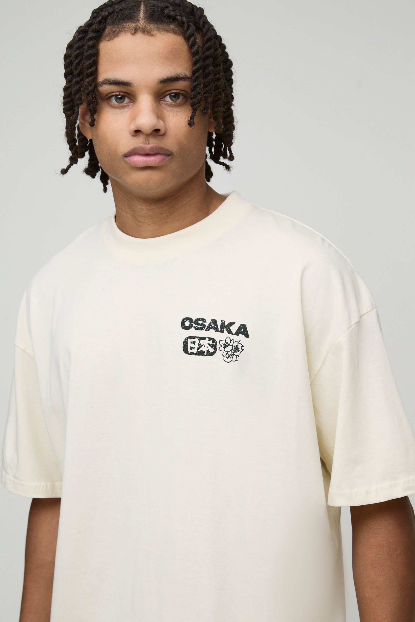 T-shirt oversize imprimé ward Osaka