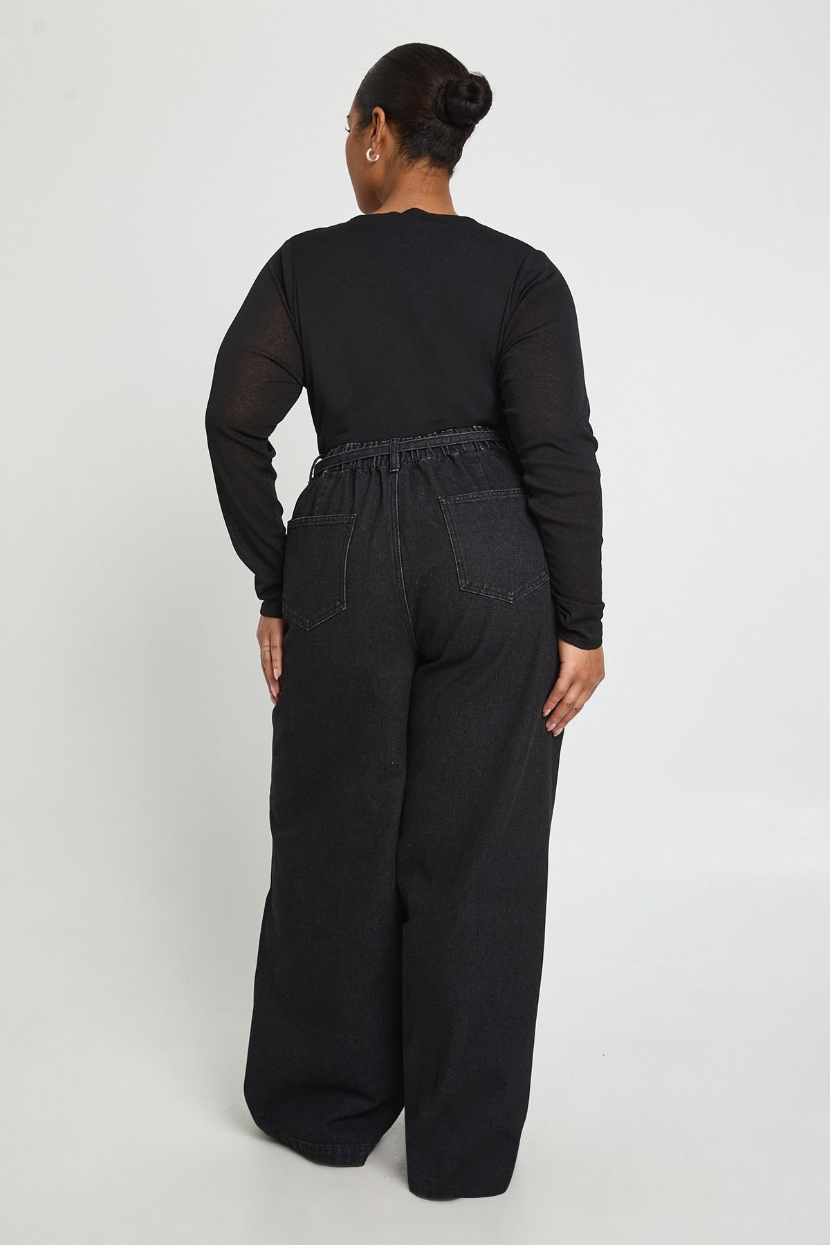 Jean large b n'oeud mn lor - Grande taille