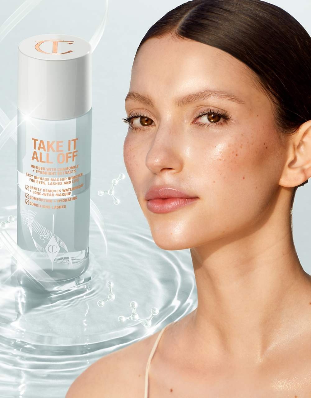 Mini face make-up remover