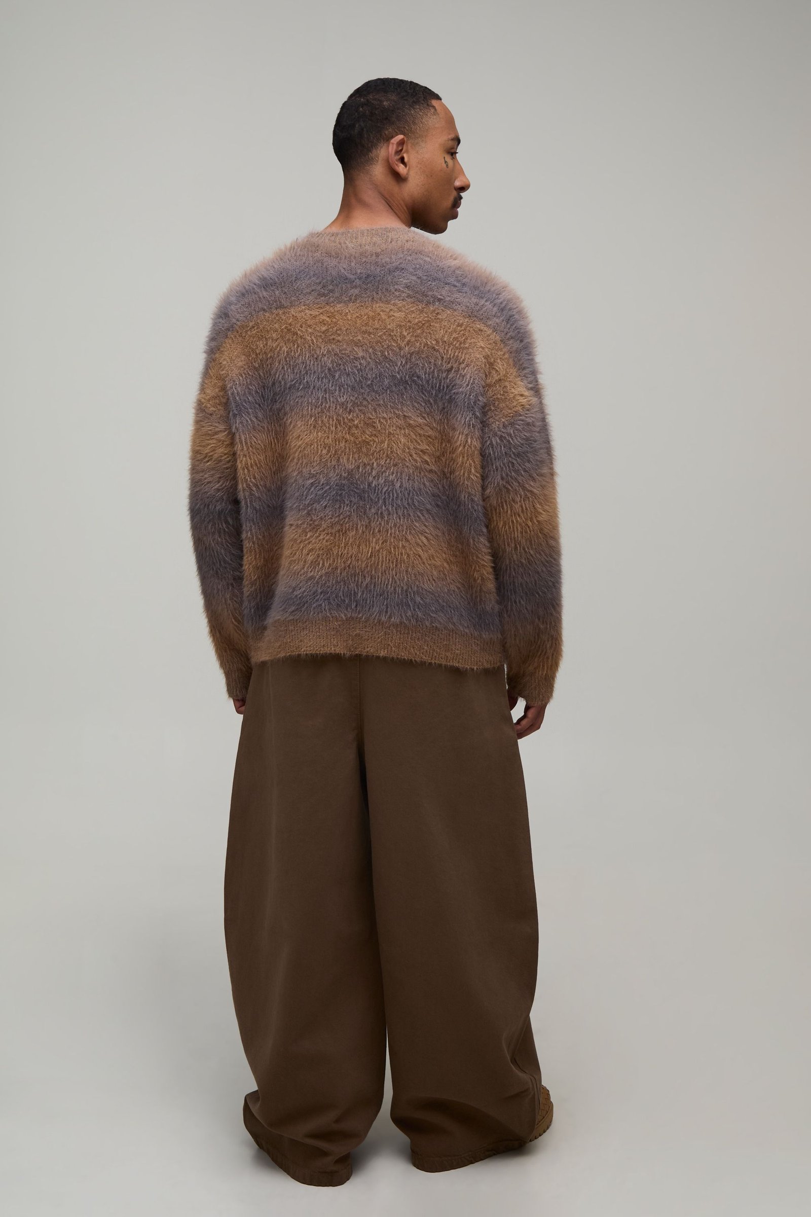 Pull oversize triko ombré