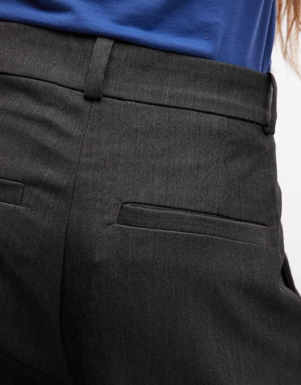 Pantalon wase3 ajusté taille 3alya - Rmadi ghame9 chiné