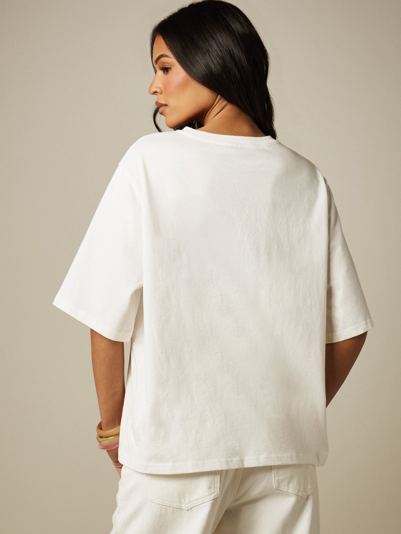 T-shirt oversize b imprimé marché fermier
