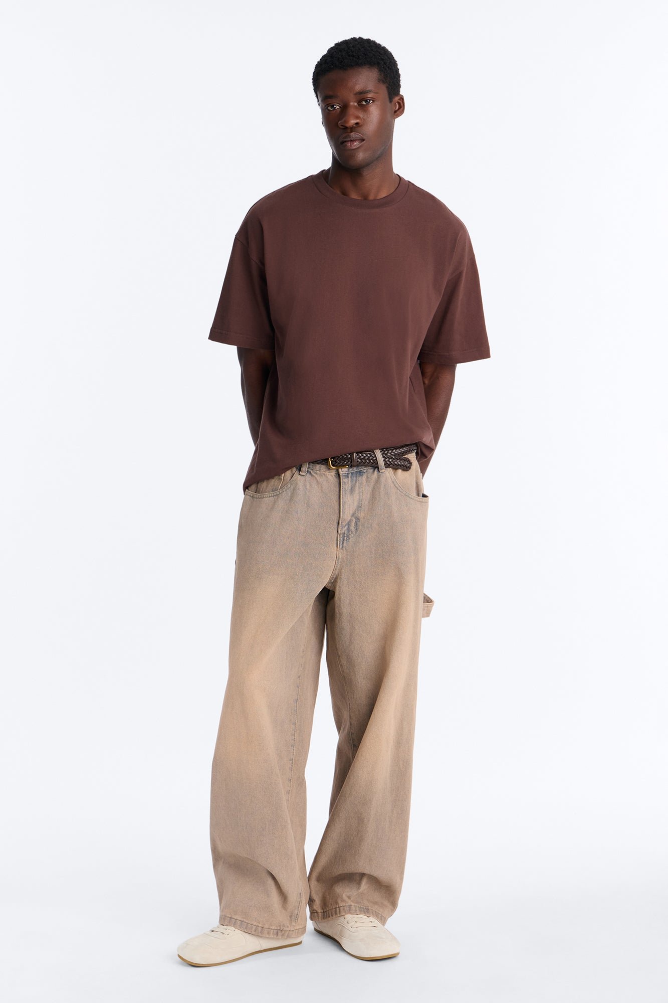 Jean baggy délavé