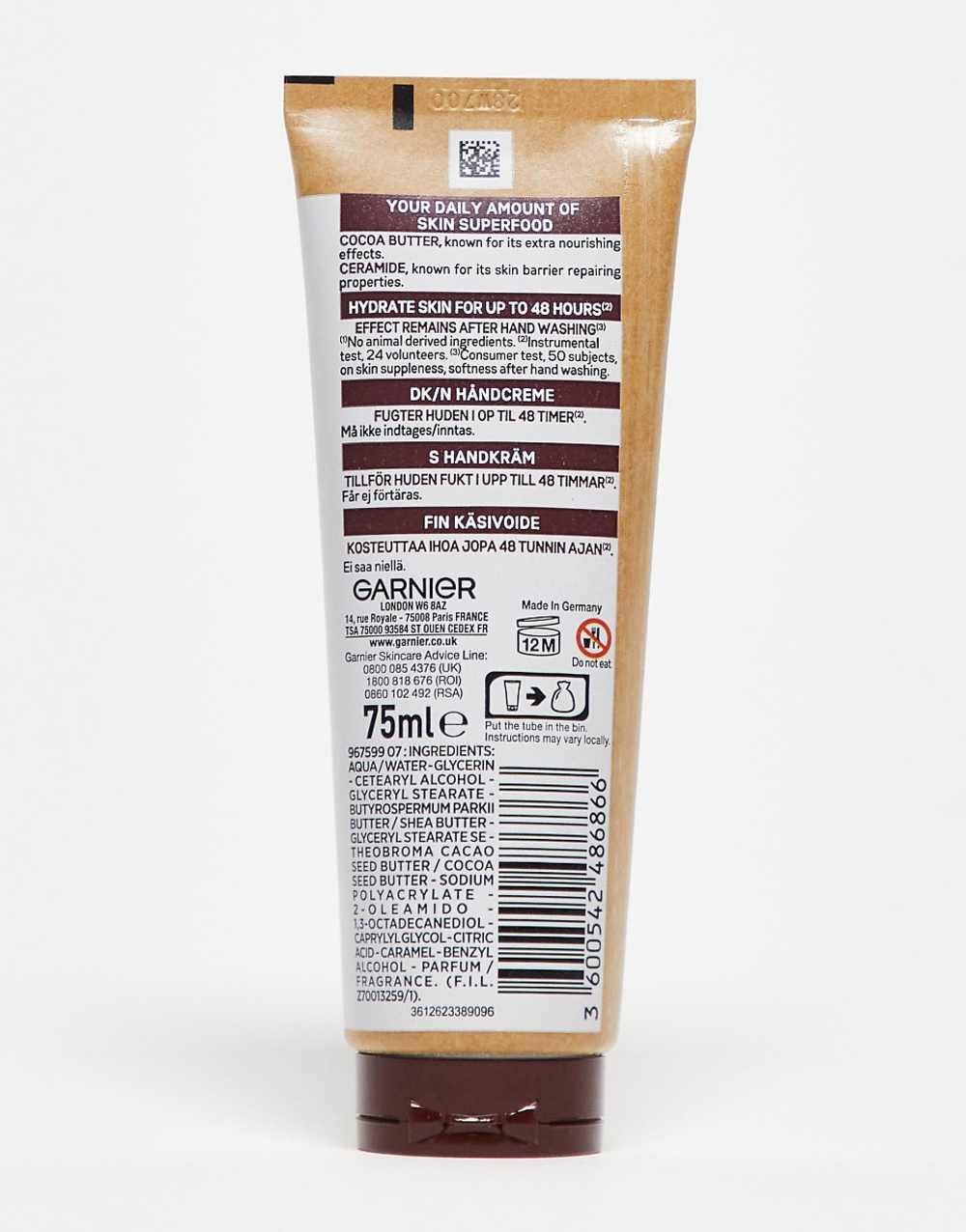 Crème mrmma l ydin cacao w céramides - 75 ml