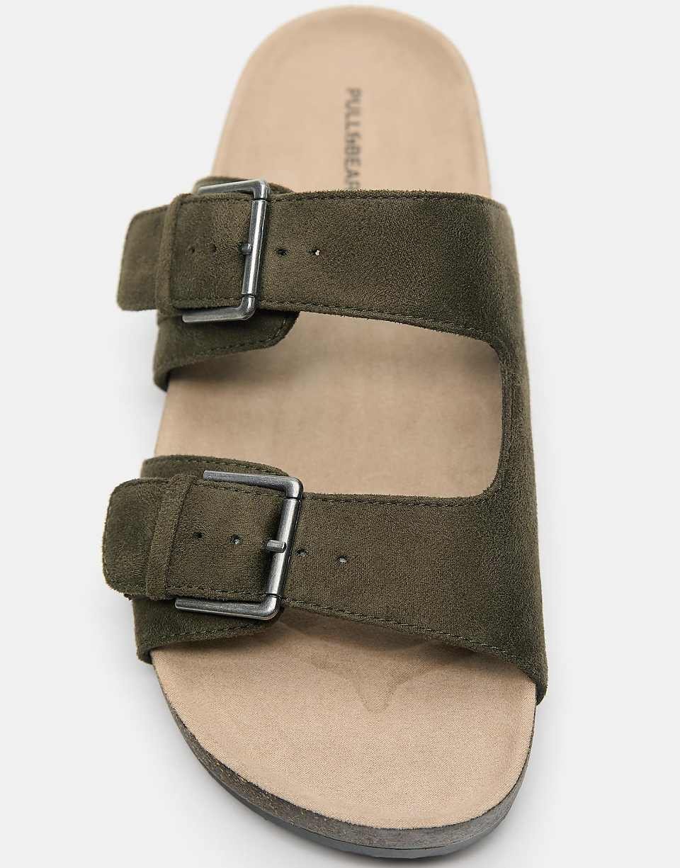 Sandales à boucle - Kaki