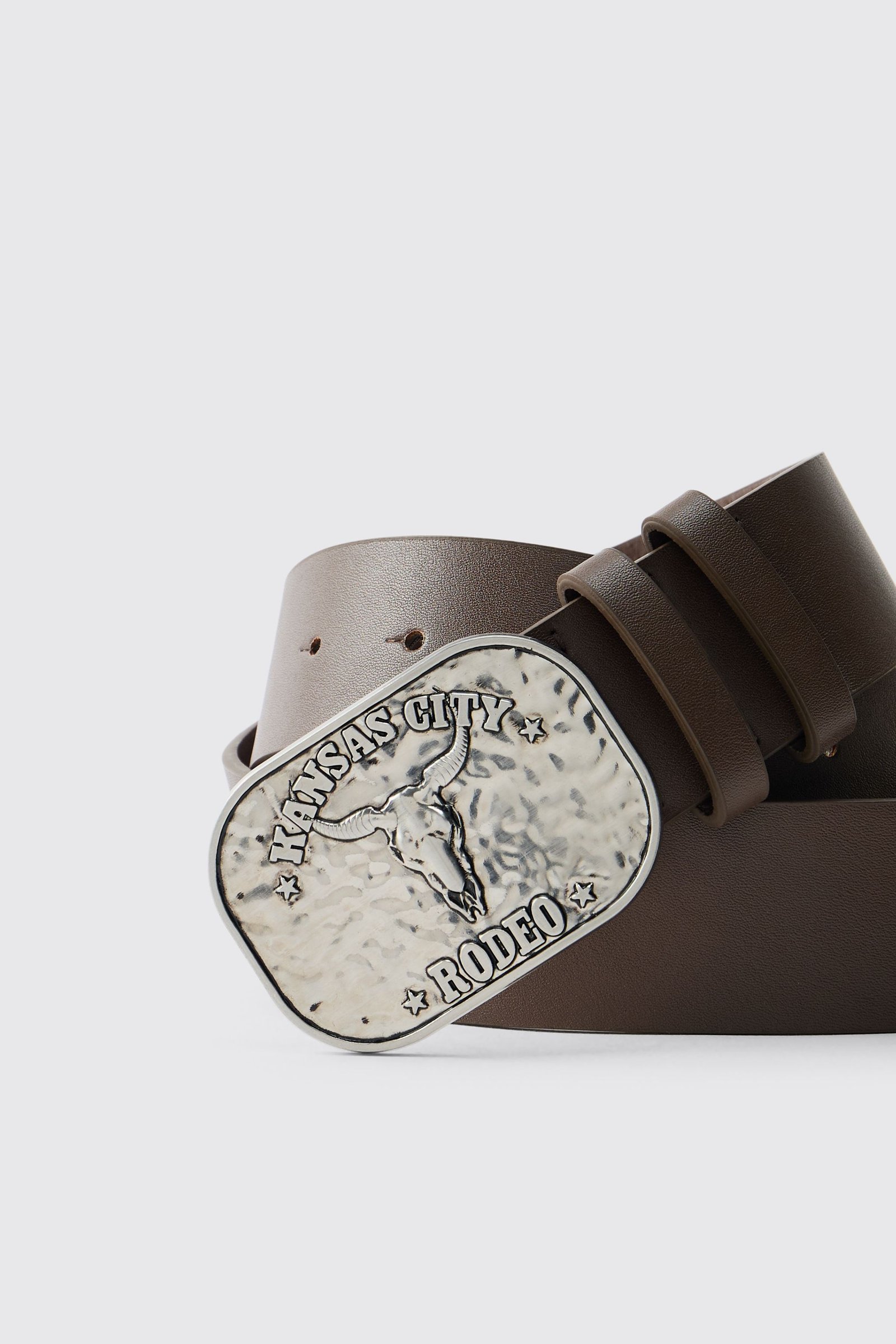 Ceinture à Boucle Western SYNTHÉTIQUE Kansas City